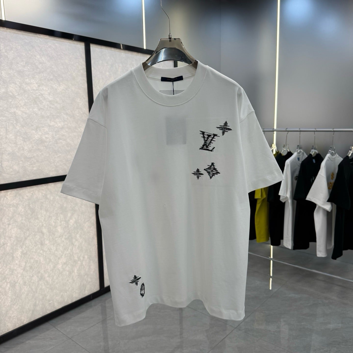 T-shirt Louis Vuitton Monogram – Blanc