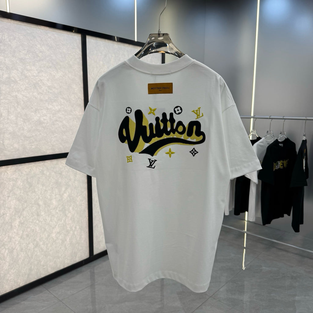 T-shirt Louis Vuitton Signature – Blanc