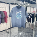 T-shirt Balenciaga Ice Logo – Bleu Vintage