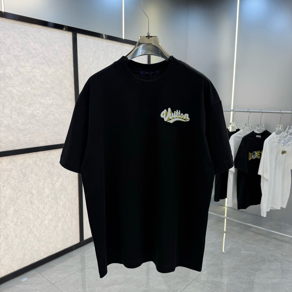 T-shirt Louis Vuitton Signature – Noir
