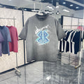 T-shirt Balenciaga Ice Logo – Gris Vintage