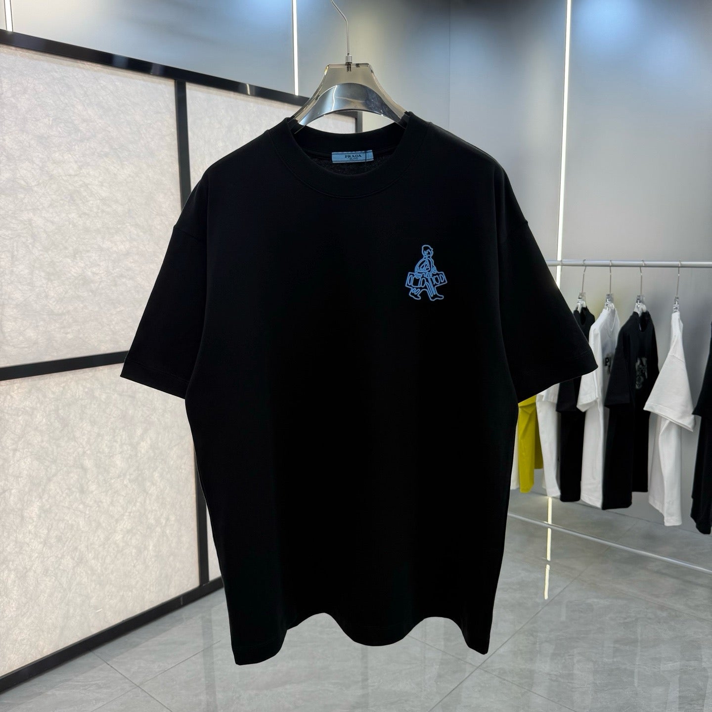 T-shirt Prada Travel – Noir