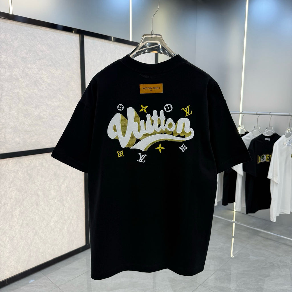 T-shirt Louis Vuitton Signature – Noir