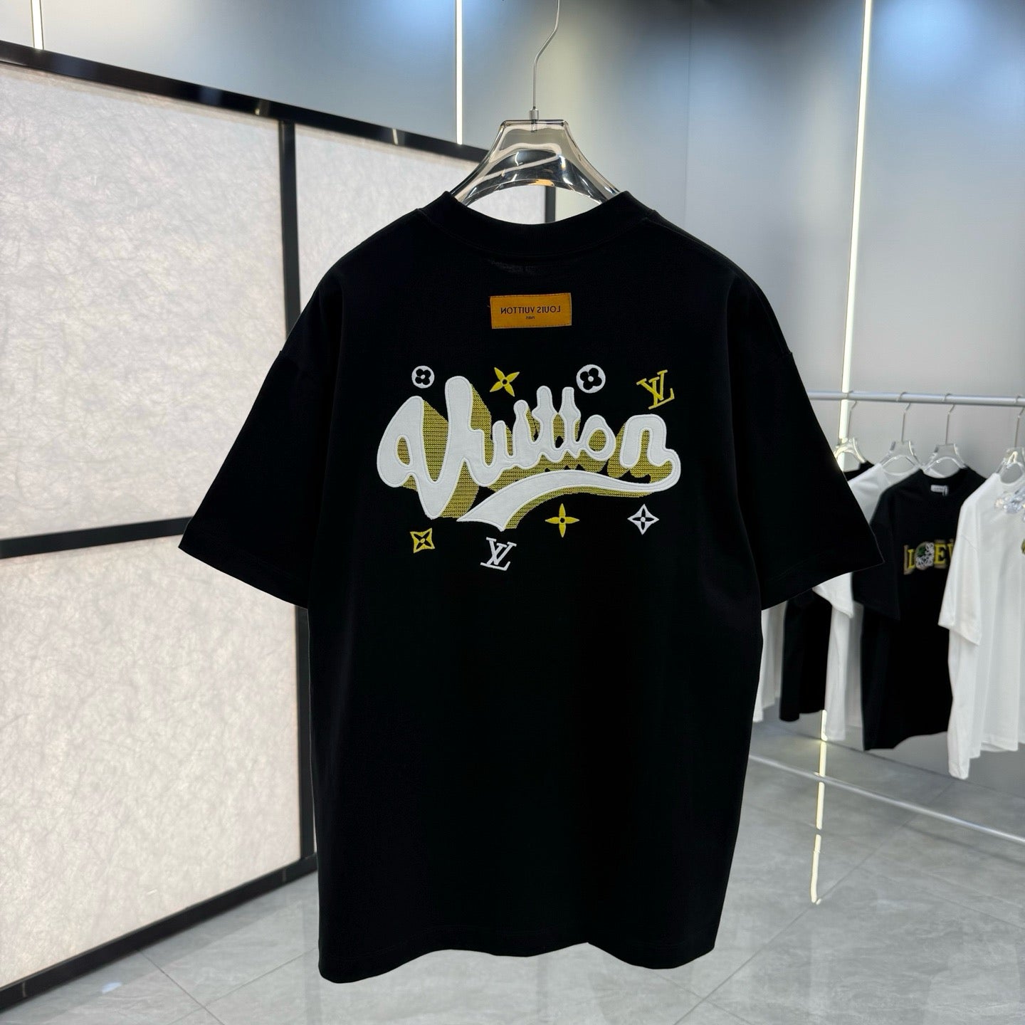 T-shirt Louis Vuitton Signature – Noir